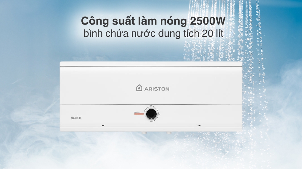 Máy nước nóng gián tiếp Ariston 20 lít 2500W SLIM3 20 R MT - ảnh 4