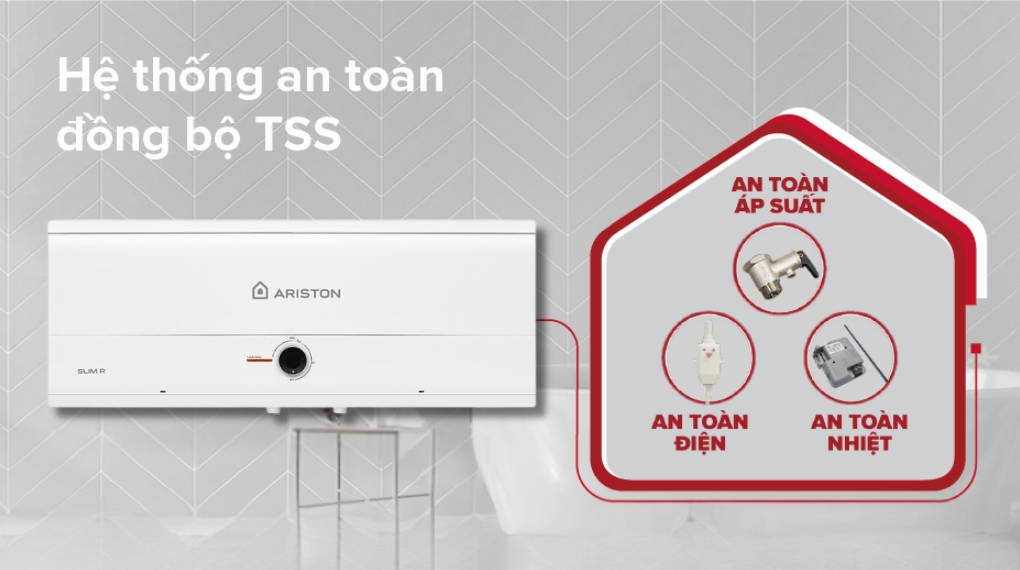Máy nước nóng gián tiếp Ariston 20 lít 2500W SLIM3 20 R MT - ảnh 5