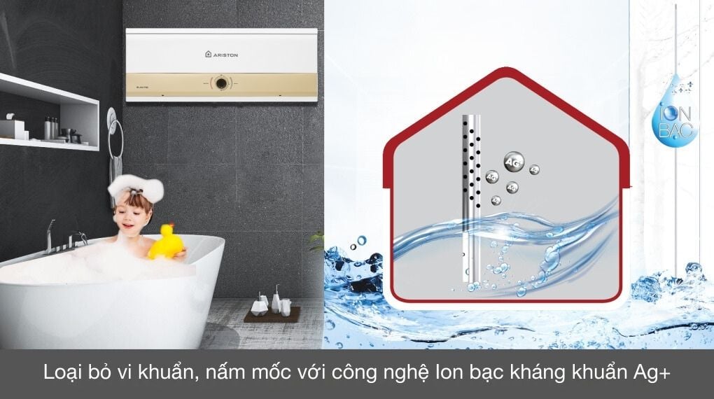 Máy nước nóng gián tiếp Ariston 20 lít 2500W SLIM3 20 RS MT - ảnh 2