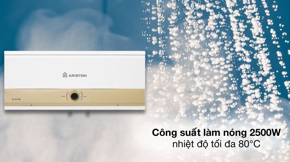 Máy nước nóng gián tiếp Ariston 20 lít 2500W SLIM3 20 RS MT - ảnh 4