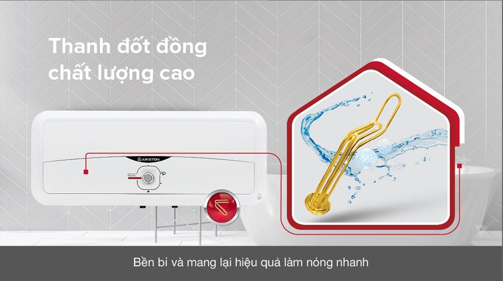 Máy nước nóng gián tiếp Ariston 20 lít SL2 20 R AG+ 2.5 FE - ảnh 7