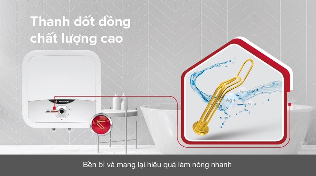 Máy nước nóng gián tiếp Ariston 15 lít 2500W AN2 15 RS 2.5 FE - hình 4
