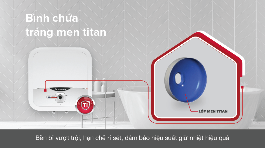 Máy nước nóng gián tiếp Ariston 15 lít 2500W AN2 15 RS 2.5 FE - hình 5