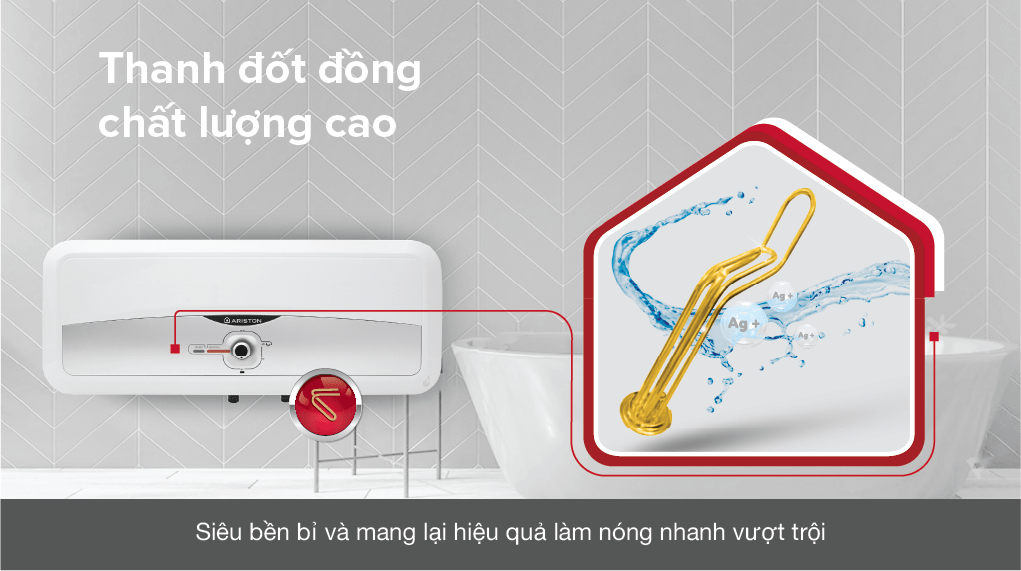 Máy nước nóng gián tiếp Ariston 20 lít 2500W SL2 20 RS 2.5 FE - ảnh 6