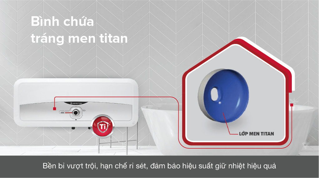 Máy nước nóng gián tiếp Ariston 20 lít 2500W SL2 20 RS 2.5 FE - ảnh 8
